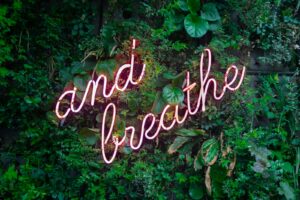 2026 and breathe neon sign on tre