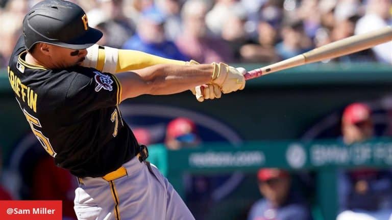 Top Prospect Konnor Griffin Homers Twice Over Green Monster