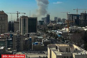 Missiles attack Iran