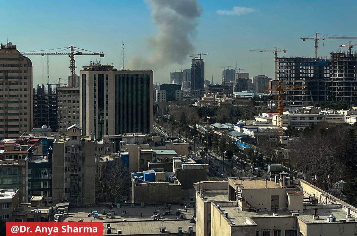 Missiles attack Iran