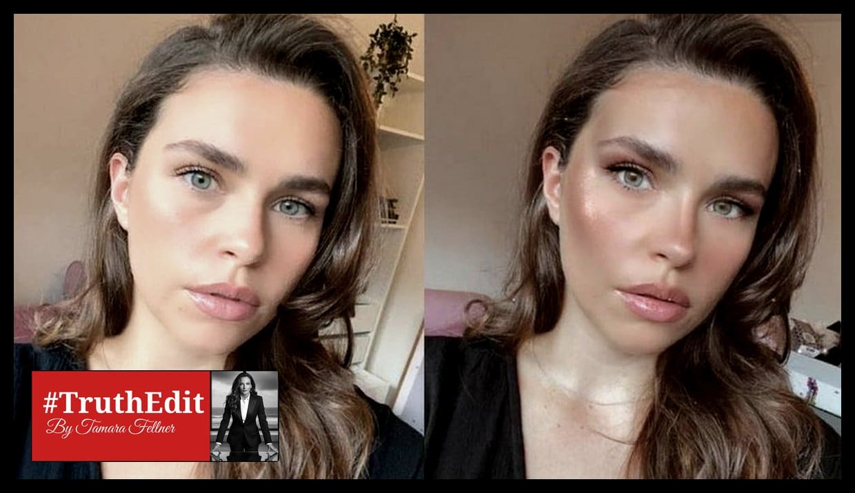 filter fails influencer caught without beauty filter