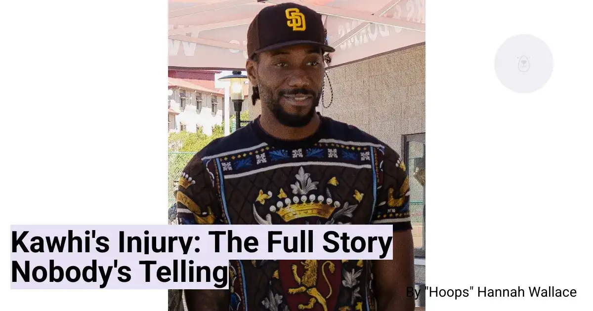 Kawhi's Injury: The Full Story Nobody's Telling