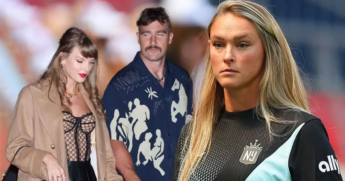 Kylie Kelce's "ego trip" sparks Swiftie fury.