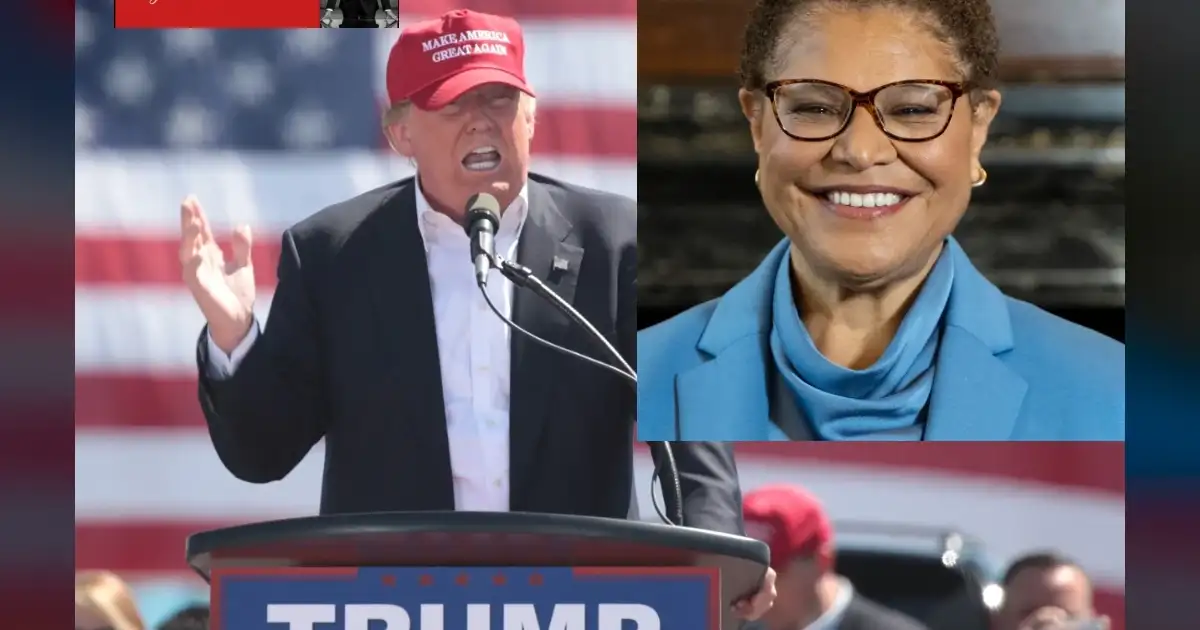 LA Mayor Bass Just Left DC With Trump's MAGA Gear