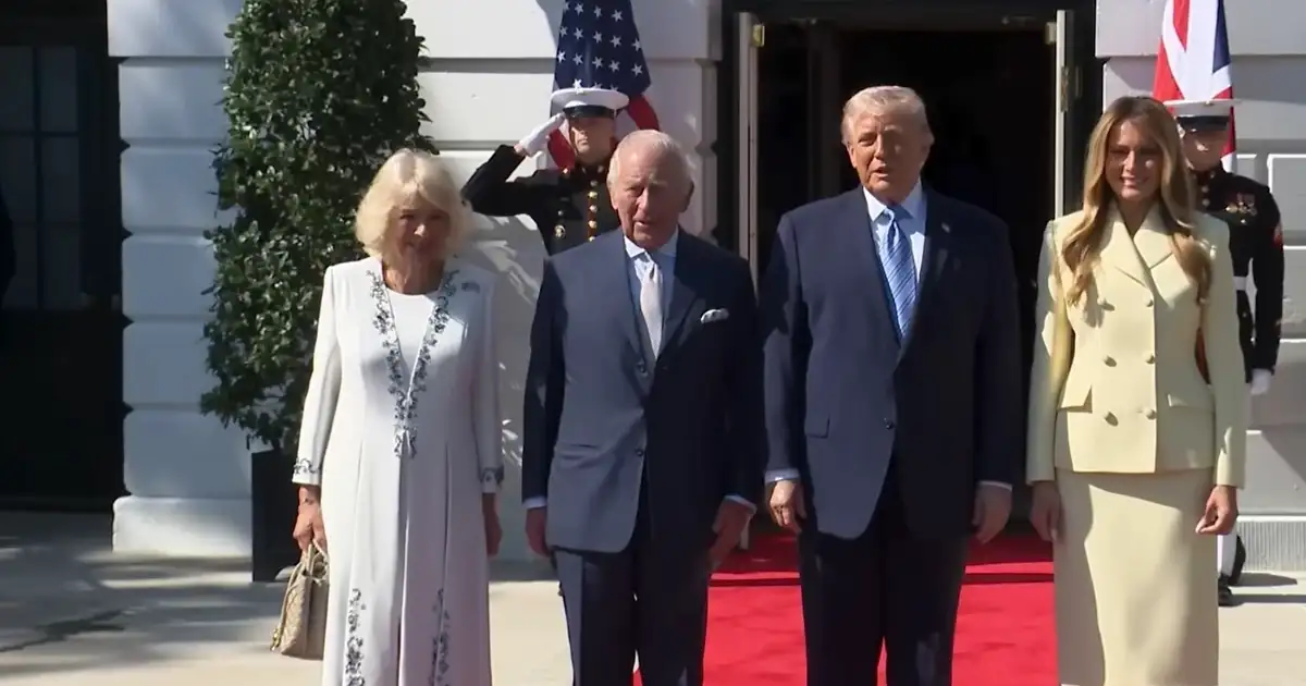 Trump: "He's the greatest King." Charles lands in Bermuda.