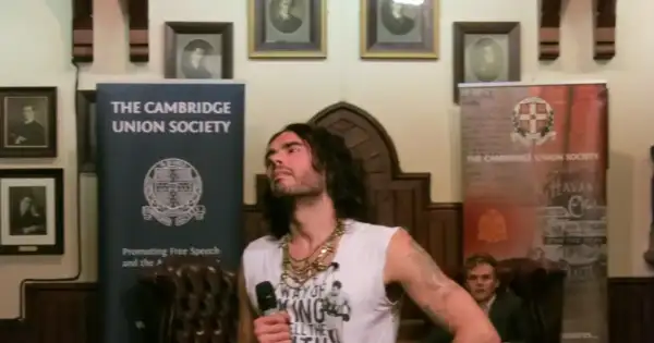 Hamptons South accepted Russell Brand—until his MAGA faith.