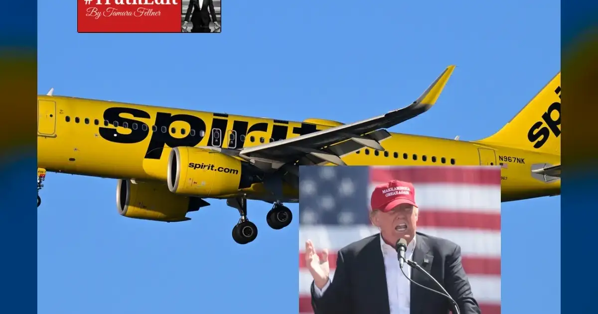 Trump Blames Biden for Spirit Airlines Collapse, All Flights Canceled