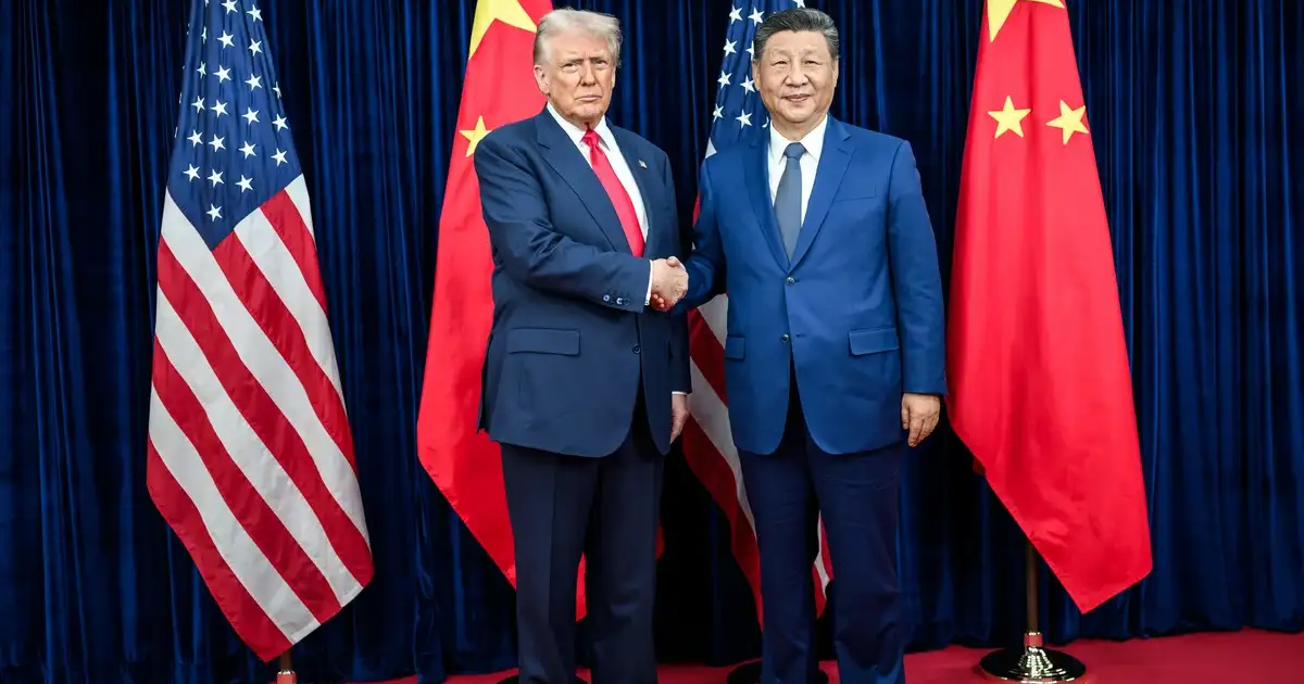 Trump's Xi Handshake Was a 'Five-Tap Code' Power Play