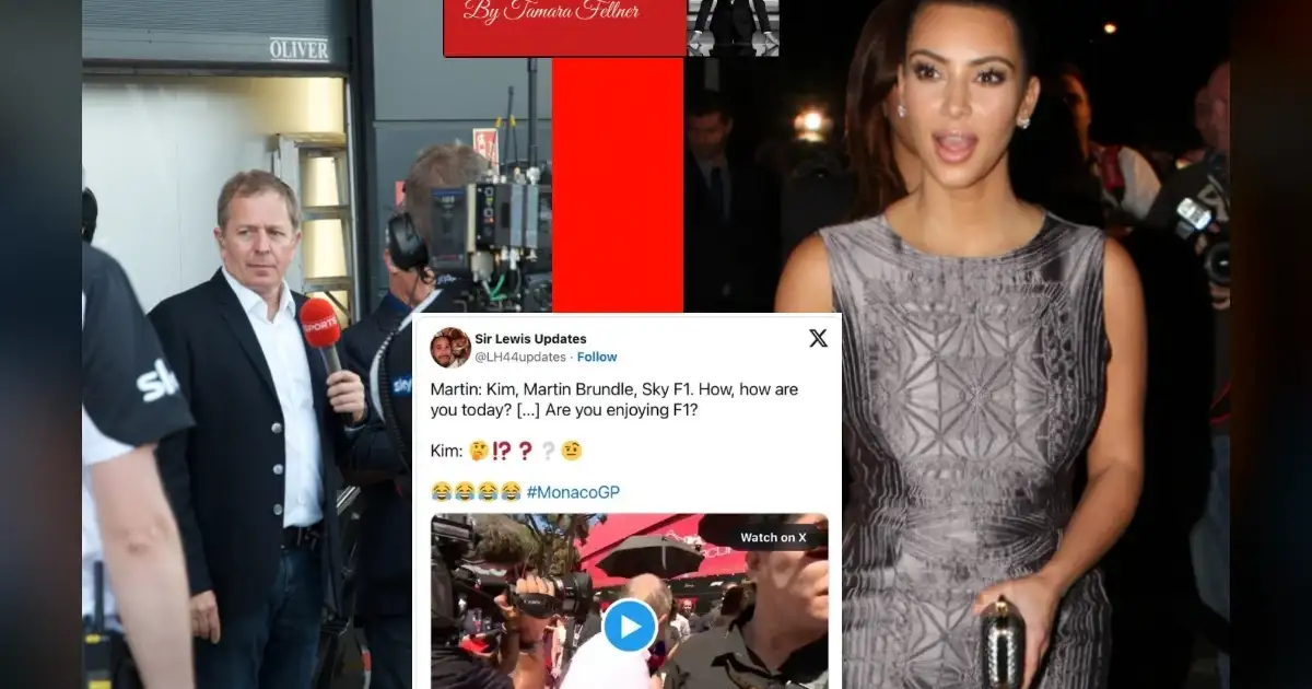 Pure arrogance": Kim K's Monaco GP reporter clash.