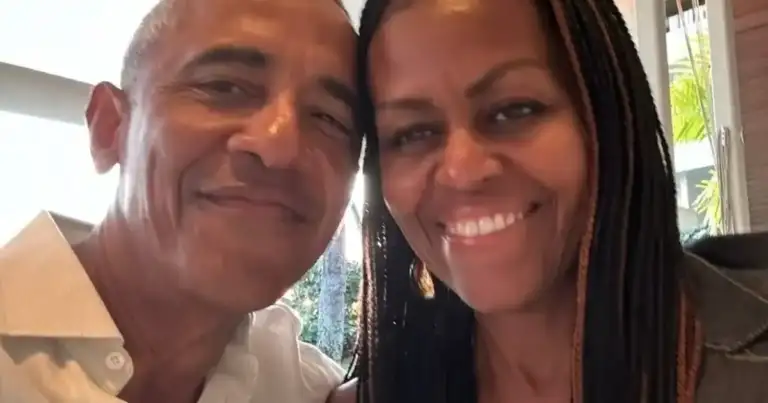 Michelle Praises Barack in Chicago, But Admits Marriage Is 'Work