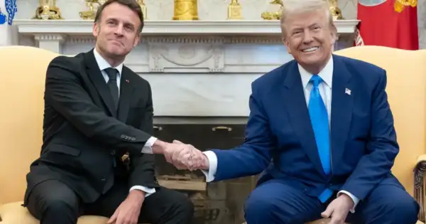 Trump's 29-Second Macron Handshake Still Shocks Versailles