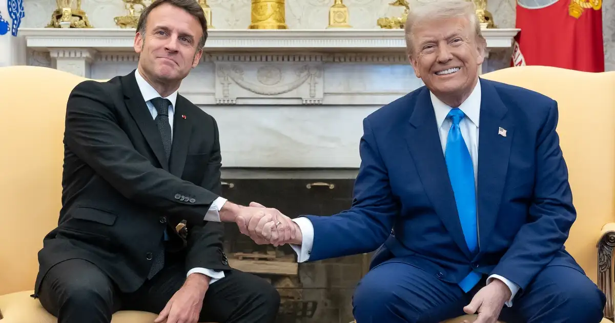 Trump's 29-Second Macron Handshake Still Shocks Versailles