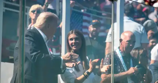 Trump BOOED at MSG Knicks Game; Kai's Smirk Ignites Debate