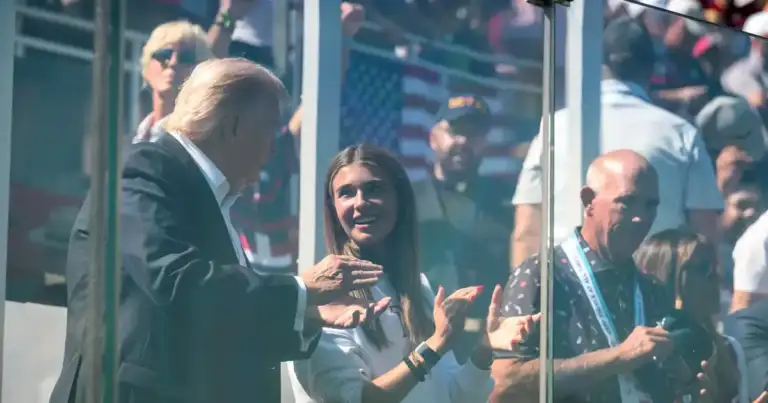 Trump BOOED at MSG Knicks Game; Kai's Smirk Ignites Debate