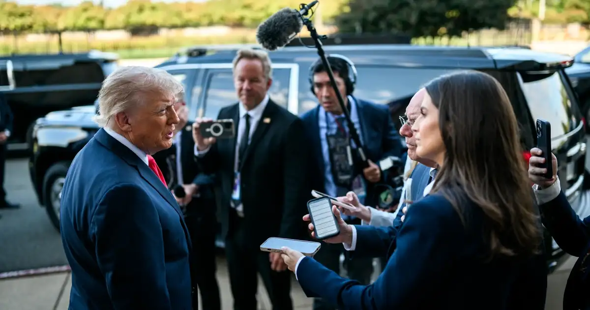 Trump's WHCD jibe on Kaitlan Collins: a trans influencer 'mistake.
