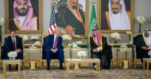 Trump: Saudi Arabia must recognize Israel for nuclear deal.