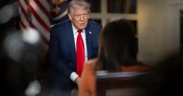 Trump caught watching himself on Fox News at Mar-a-Lago.