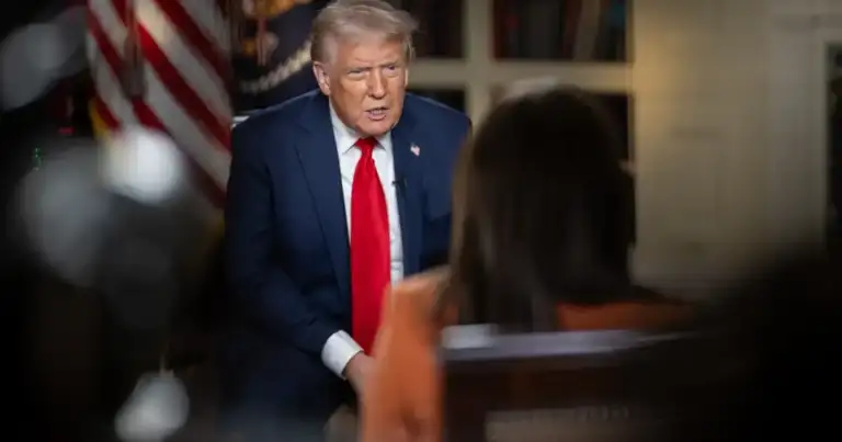Trump caught watching himself on Fox News at Mar-a-Lago.