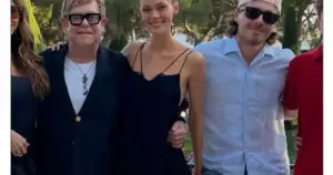 Brooklyn & Nicola: Almost Ran Into David & Victoria While Spending lavish weekend with godfather Elton John