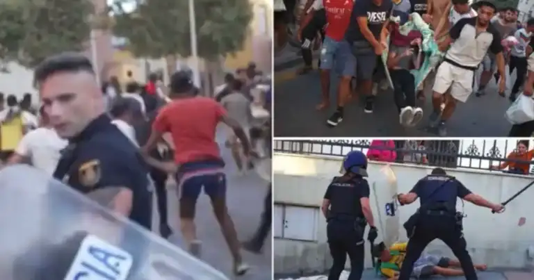 Moroccans Chant 'Allahu Akbar,' Clash With Spanish Police in Ceuta