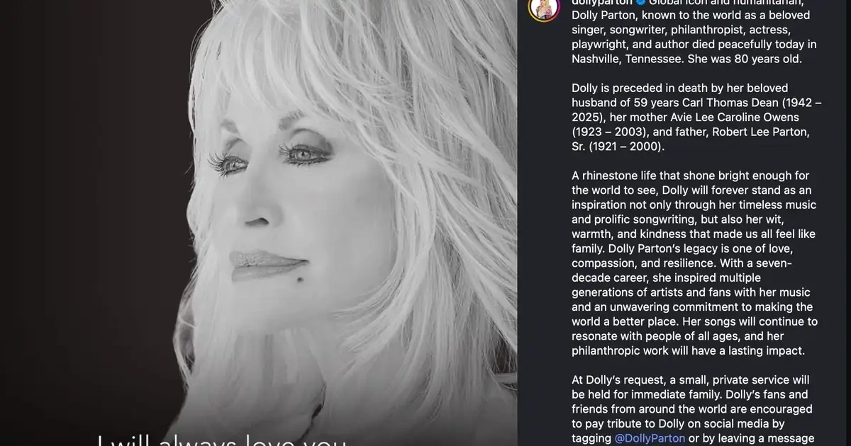 Dolly Parton Hospitalized 4 Days Before Her Death—What Are They Hiding?