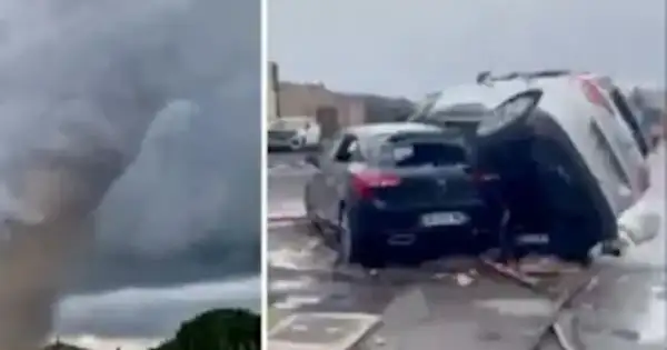 France's South Faces Rare Tornado, Flights Canceled Amid Devastation