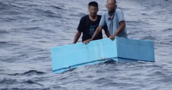 Two Men Survive 5 Days in Cold Sea Container Off Veracruz