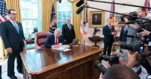 Trump: "We're low-keying it" with Iran, but no Retreat