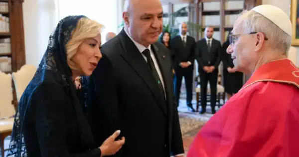 Lebanese President Michel Moawad Visits Vatican Amid Economic Collapse