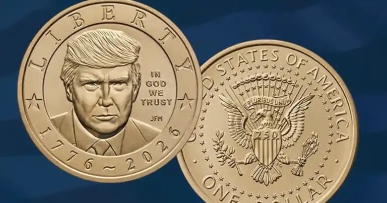 Trump’s face may appear on a new one-dollar coin says federal officials